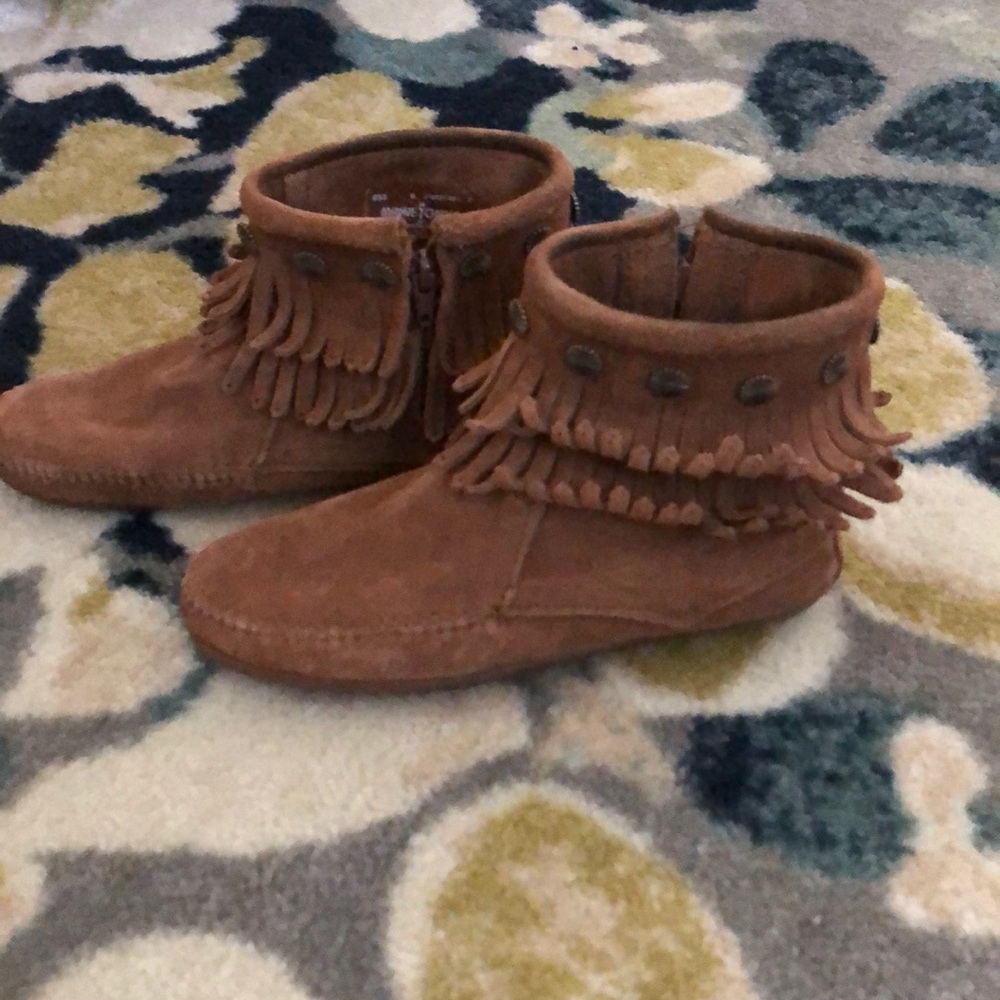 Minnetonka Fringe Booties